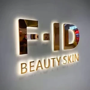 Custom Business Logo Sign, LED Luminous Aluminum Letters, Freely Combined, Various Colors