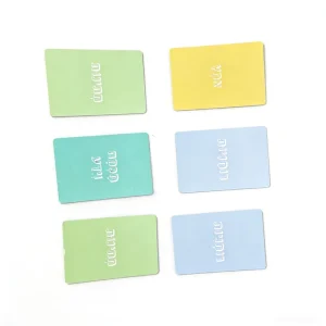 Custom Cardboard Business Card Corporate Promotion Brand Introduction Card with Embossed Logo Printing