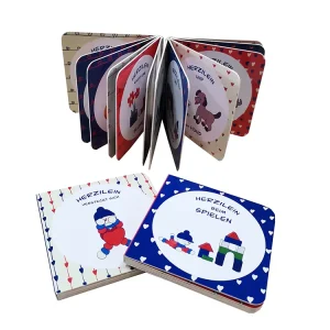 Custom Cardboard Hardcover Art Book Printing Children’s Preschool Educational Activity Books Sets Custom Size
