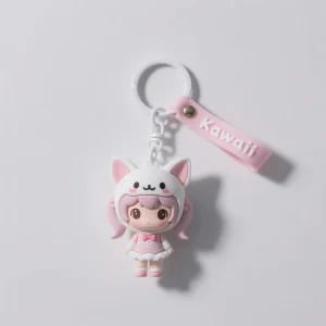 Custom Cartoon Anime Characters 3D PVC Keychains Accessory Pendant Soft Rubber Silicon Promotion Gift