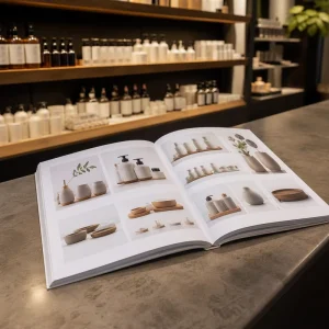 Custom Catalog Printing Company Profile Brochure Full Color Offset Print Service Premium Paper Glossy Lamination