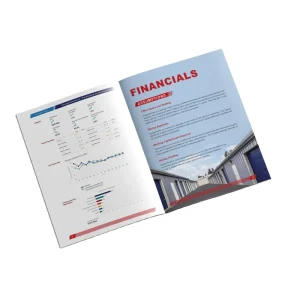 Custom Catalogue Flyers Leaflet Brochure With Coated Paper And Film Lamination Printing Service
