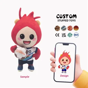 Custom Character Design Advertising Gift Eco-friendly Custom Plush Toy