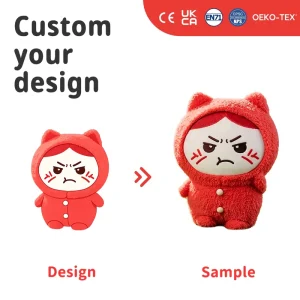 Custom Character Plush Doll OEM ODM Personalized Anime Mascot Stuffed Toy Cute Cosplay Figure Promotional Event Merchandise