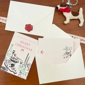 Custom Christmas Card Color Printing Paper Postcard Blessing Greeting Card Invitation