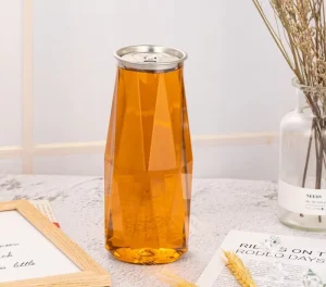 Custom Clear Soda Beer Juice Coffee Beverage Milk Tea PET Plastic Bottle Can