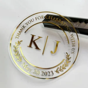 Custom Clear Vinyl Label Sticker Packaging Logo Label Salon Promotion Sticker Label Design for Products Promotions