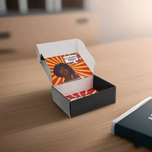 Custom Coated Outer Black Printing Packaging Mailer Box Cosmetic Package Box E Commerce Packaging Box