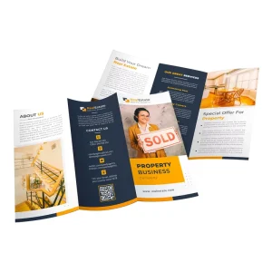 Custom Coated Paper Logo Printing Folding Leaflet Flyers Catalogue Pamphlet Brochure Booklet Instruction Manual Flyer Printing