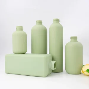 Custom Color Eco-friendly HDPE 100ml 200ml 400ml 500ml Soft Touch Cosmetic Packaging Body Lotion Plastic Shampoo Bottle