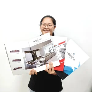 Custom Color Hard Softcover Coated Paper Saddle Stitching Small Catalog Booklet Brochure User Manual Journal Magazine Printing