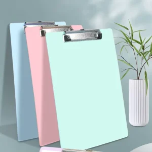 Custom Color Logo A4 PP Digital Printing Office Clipboard Folder