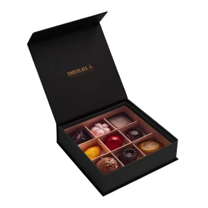 Custom Color Party Invitation Favors Wedding Chocolate Logo Packaging Candy Square Magnetic Gift Boxes