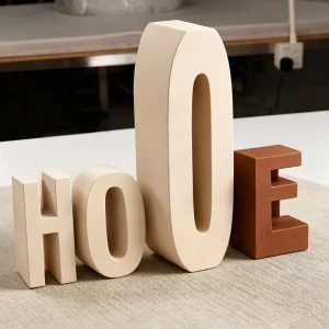 Custom Color Powder Coated Metal 3D Letters for Indoor and Outdoor Advertising Display