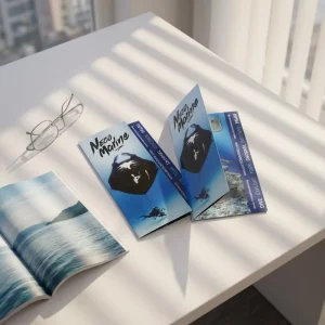 Custom Color Printed Flyers A5 A6 Size Advertising Leaflet Company Promotional Poster