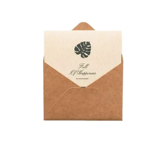 Custom Color Printing Paper Card Luxury Thank You Birthday Christmas Holiday Greeting Printed Cards With Envelop