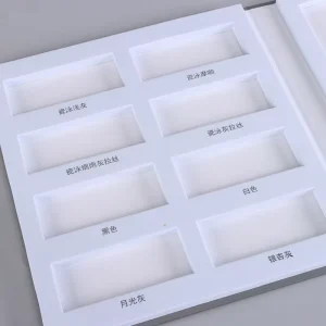 Custom Color Swatch Book Hardcover Sample Catalog for Stone Paint Panels and Building Materials with Logo Printing