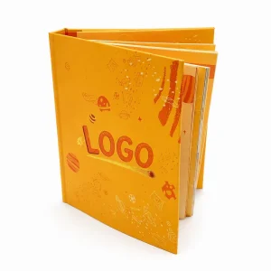 Custom Colorful Kids Hardcover Spiral Notebook Metal Coil Binding Diary Cartoon 180 Flat Lay Printing Custom Notebook Printing