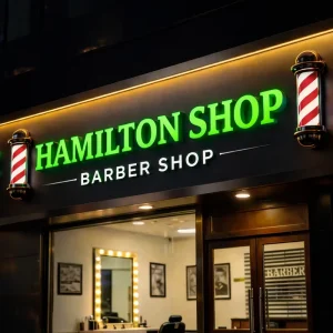 Custom Commercial Front-Lit LED Channel Letter Sign Outdoor Acrylic Stainless Steel Storefront Business Logo