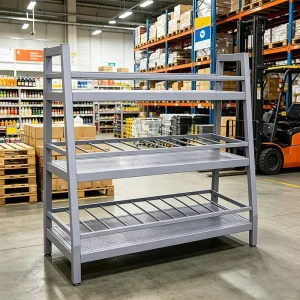 Custom Commercial Metal Storage Shelf Heavy Duty Industrial Steel Rack for Warehouse Workshop Logistics Business Stock Storage