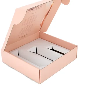 Custom Corrugated E Commerce Box with Paper Insert Packaging Manufacturer