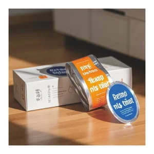 Custom Cosmetic Brand Business Logo Label Design Glossy Vinyl Sticker Printing Packaging Labels for Skincare Products