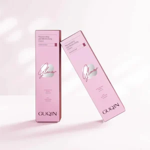 Custom Cosmetic Packaging Boxes White Corrugated Rigid Cardboard Airplane-Shaped UV Printing & Embossing