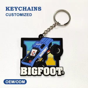 Custom Creative Character PVC Rubber Including Anime Mascot Game Figure Design Keychain for Community Gifts