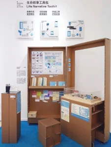 Custom Creative Design Corrugated Display Stand Recyclable Eco Friendly For Trade Show Advertising Promotion