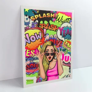 Custom Creative Vision Graphics Neon Ink Art Prints Digital Printing Print on Demand Vibrant Color Party Room Wall Decor Posters
