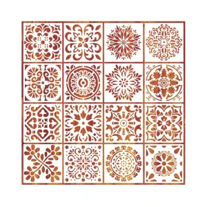 Custom DIY Mesh Templates Art Drawing Stencil Plastic Painting Template for Painting on Wall