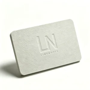Custom Debossed Textured Thick Paper for High End Business Visiting Name Card Company Brand Identity Promotion Card
