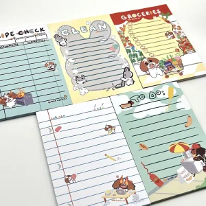 Custom Decorative Creative Trendy Aesthetic Nature Memo Pads and Sticky Notes