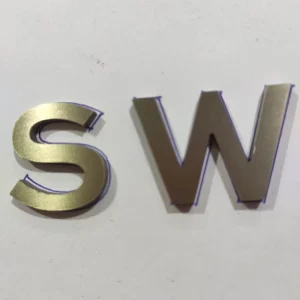 Custom Design 3D Solid Metal Alphabet Small Stainless Steel Letter for Advertising Signs