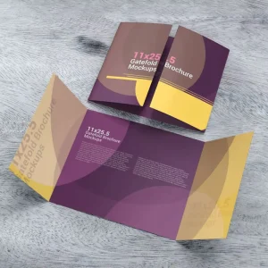 Custom Design A4 A5 A6 Paper User Manual Leaflet Printing Booklet Trifold Flyers Advertising Business Tri Fold Bifold Brochure