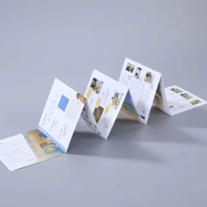 Custom Design A4 Cardboard Digital Printing Laminated Brochures Company Specification Instruction Book Leaflet Presentation