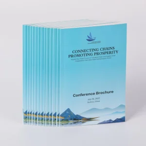 Custom Design A4 Novel Offset Printed Perfect Bound Brochure with Coated Paper