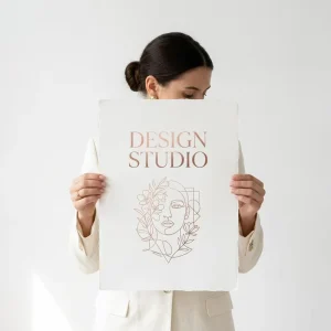 Custom Design Art Paper Brochure, Minimalist Wall Art, Custom Size Offset Printed