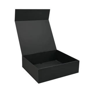 Custom Design Cardboard Black Magnetic Gift Box With Magnet Boxes for Gift Pack Foldable Gift Magnetic Box