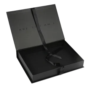Custom Design Cardboard Gift Box with Ribbon