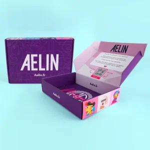 Custom Design Color Logo Luxury Skincare Packing Box Folding Corrugated Shipping Box