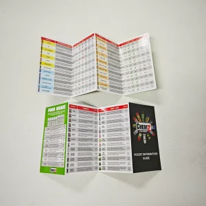 Custom Design Double Sided Printing Leaflets Flyer With Hot Foil Stamping for Promotion
