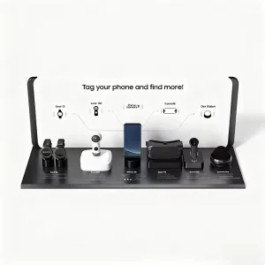 Custom Design Electronic Product Display Stand Counter Acrylic Mobile Phone Display Stand for Brand Store