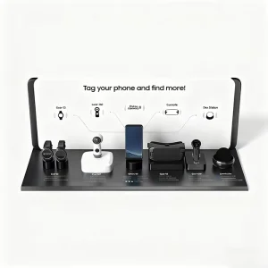 Custom Design Electronic Product Display Stand, Counter Acrylic Mobile Phone Display Stand for Shop