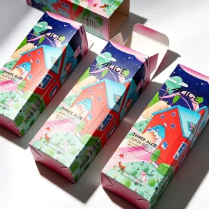 Custom Design Facial Cleanser Outer Packaging Box Embossed Skin Care Hand Cream Cosmetic Paper Packaging