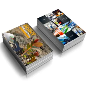 Custom Design Flyers Printing Service Personalized Print Folded Fliers Folding Flyers Offset Printing Double Sides Flyers