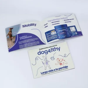 Custom Design Full Color Digital Printing Perfect Binding Film Lamination Paper Booklet Brochures Catalog Printing