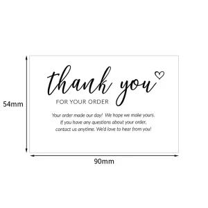 Custom Design Full Color Printing Private Label Greeting Card Thank You Cards with Your logo