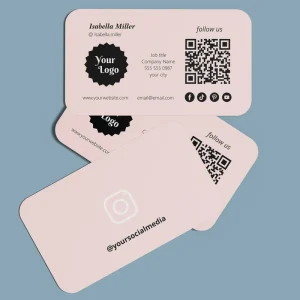 Custom Design High Quality Eco Friendly Recyclable Business Cards 5.4x9cm Offset Printing Professional Full color Exhibition
