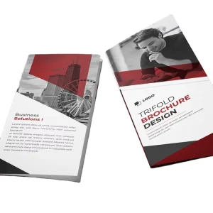 Custom Design High Quality Leaflet Brochure Printing Flyers Pamphlet Offset Printing Offset Paper Sewing Binding Film Lamination